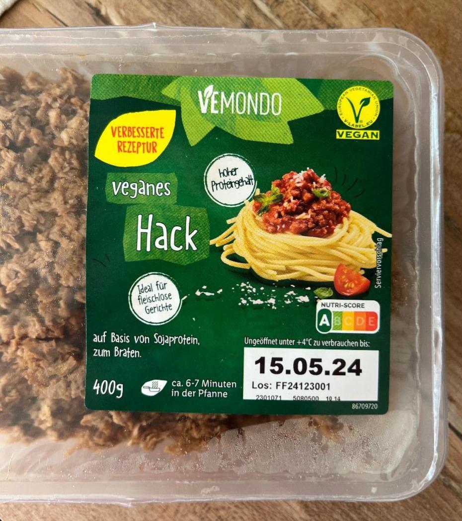 Fotografie - Veganes Hack Vemondo