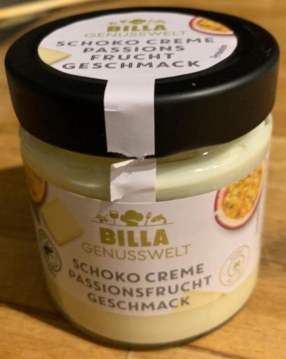 Fotografie - Schoko Creme Passionsfrucht Geschmack Billa Genusswelt