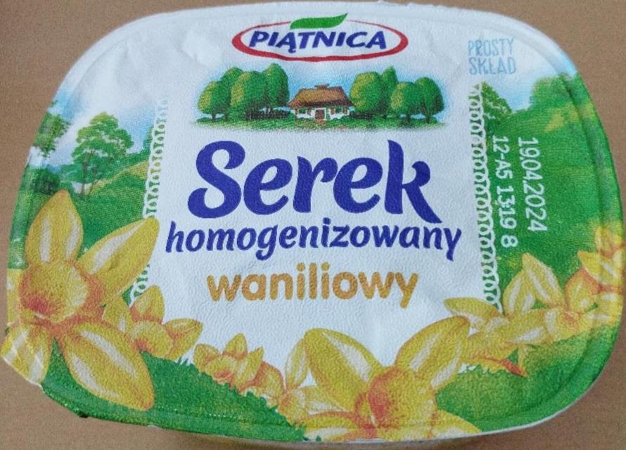 Fotografie - Serek homogenizowany waniliowy Piątnica