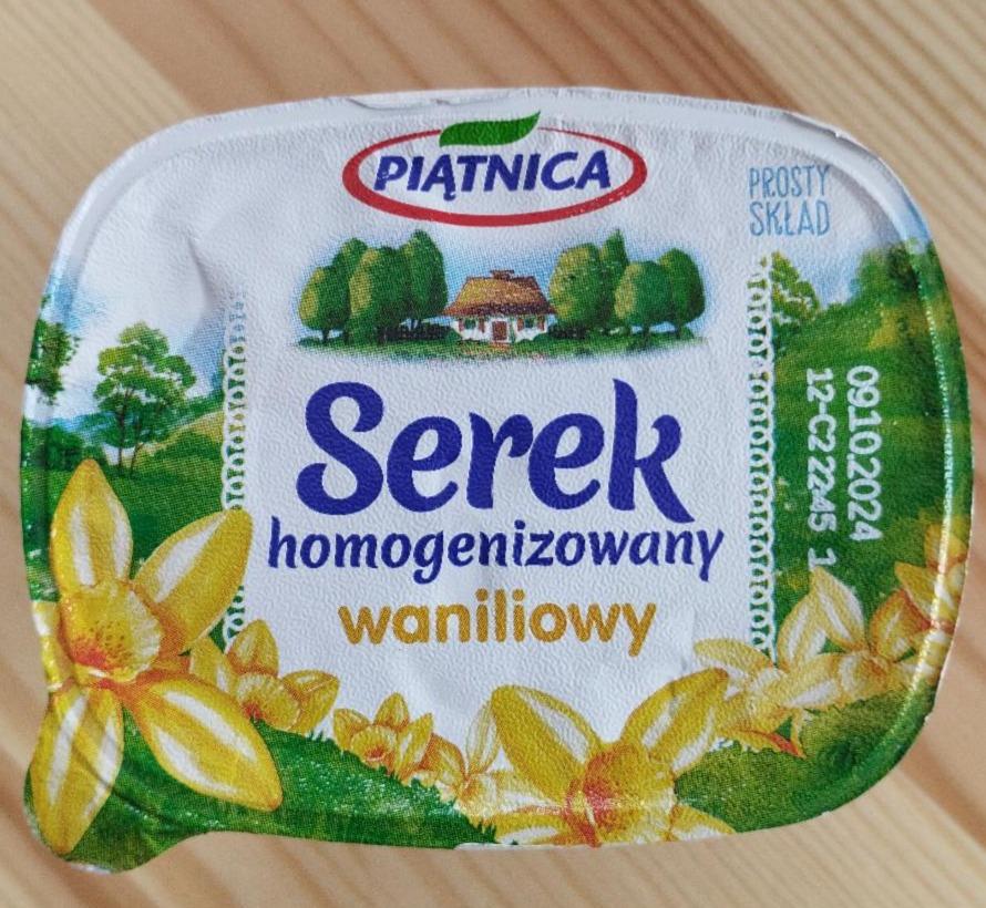 Fotografie - Serek homogenizowany waniliowy Piątnica