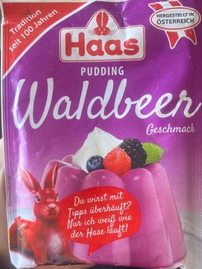 Fotografie - Pudding waldbeer Haas