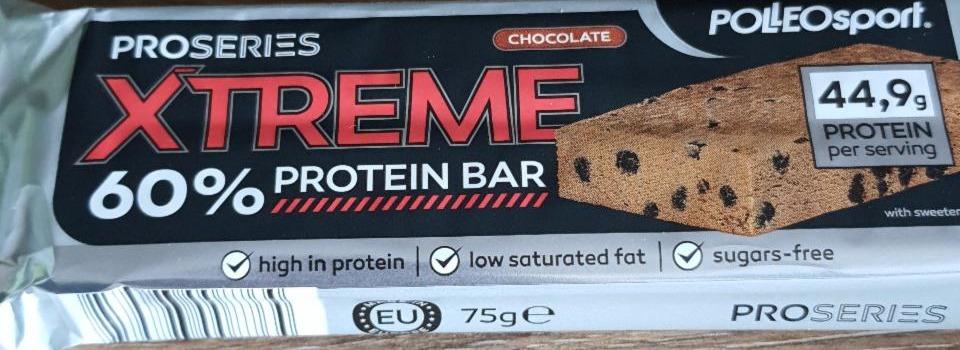 Fotografie - PROSERIES XTREME PROTEIN BAR 60% chocolate