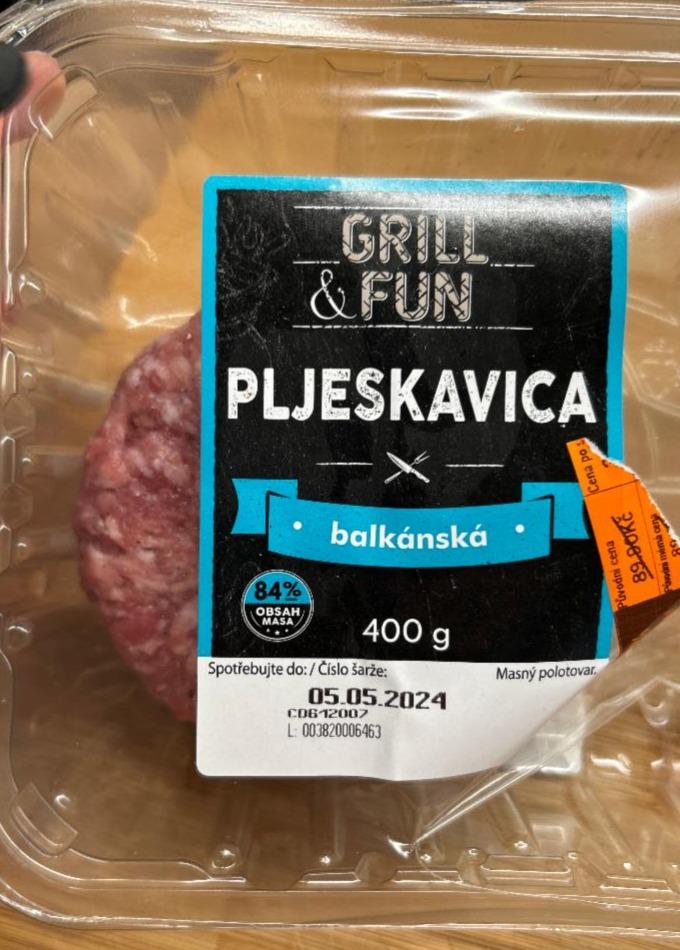 Fotografie - Pljeskavica balkánská Grill & Fun