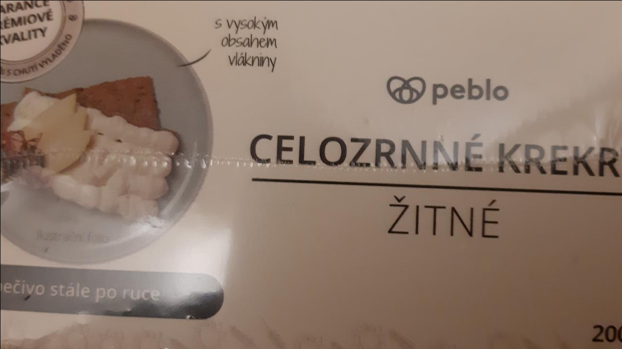 Fotografie - Celozrnné krekry žitné