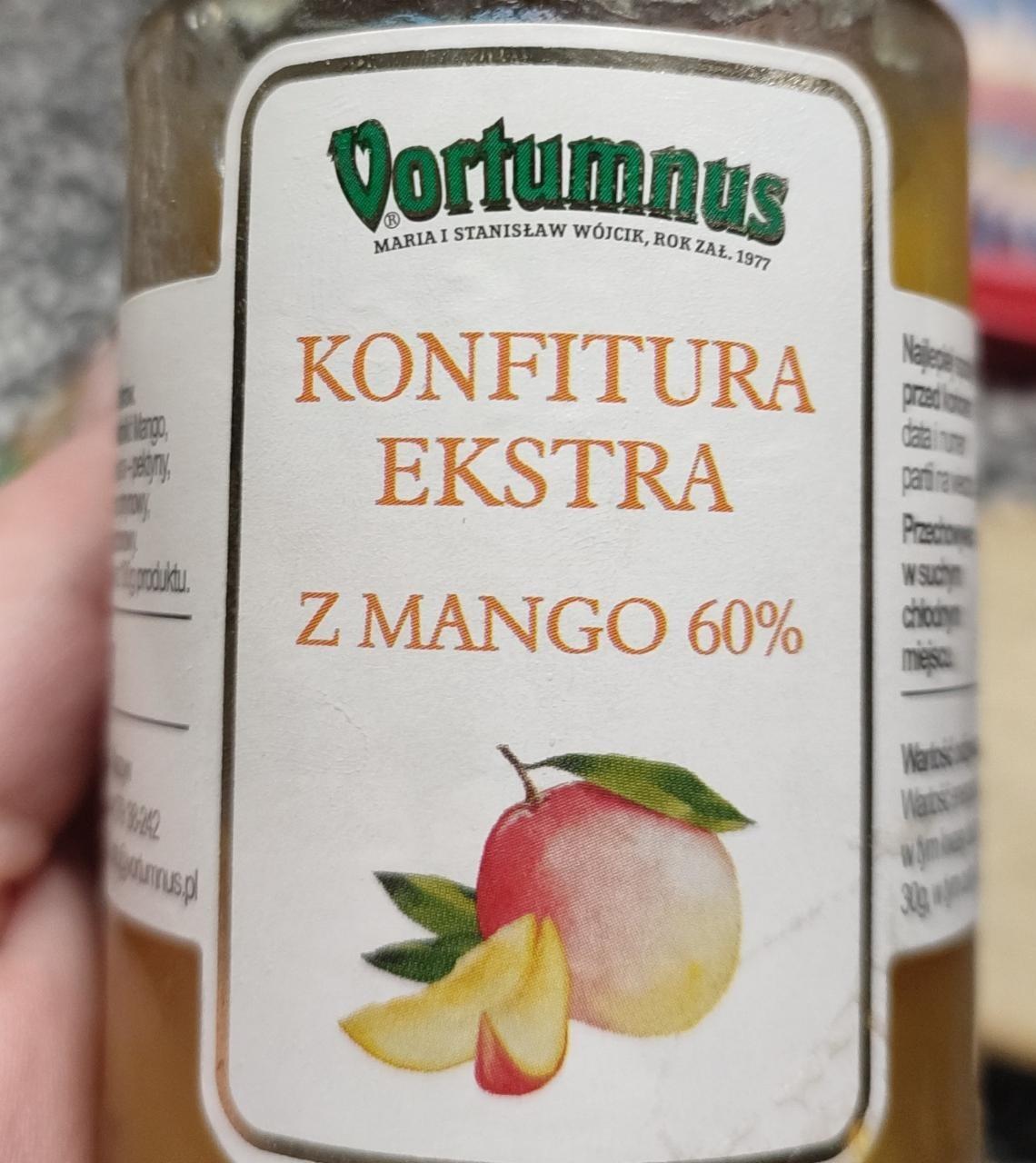 Fotografie - Konfitura ekstra z mango 60% Vortumnus