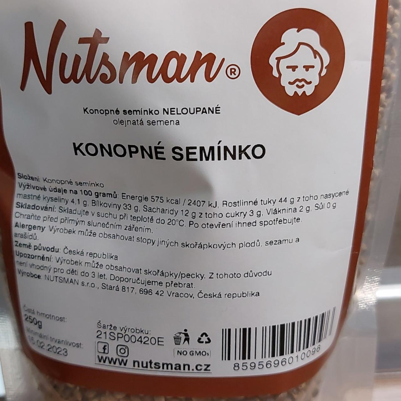 Fotografie - Konopné semínko Nutsman