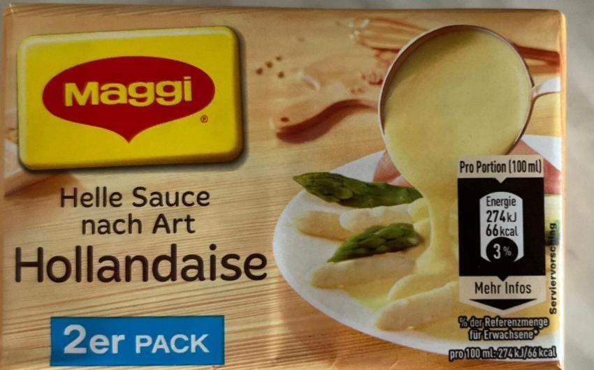 Fotografie - Helle sauce nach Art Hollandiase Maggi