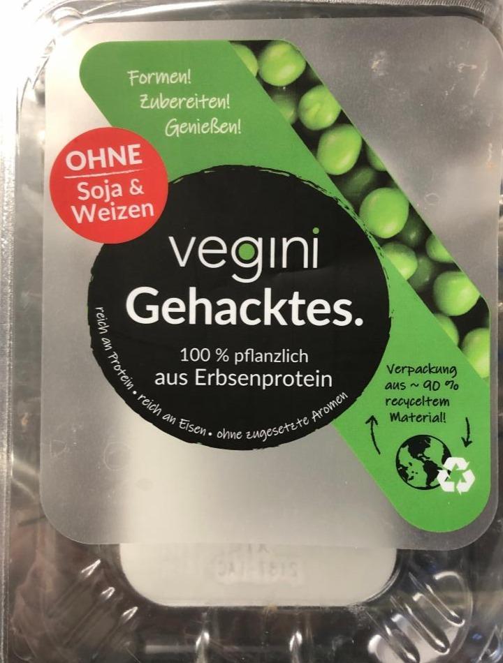 Fotografie - Vegini Gehacktes 100% Pflanzlich auf Erbsenprotein