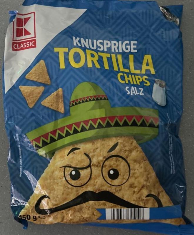 Fotografie - Knusprige tortilla chips salz K-Classic