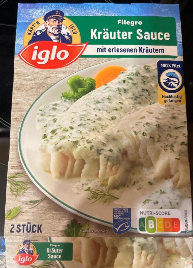 Fotografie - Filegro Kräuter Sauce Iglo