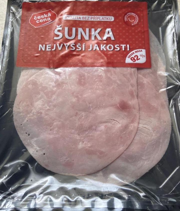 Fotografie - šunka nejvyšší jakosti Česká cena