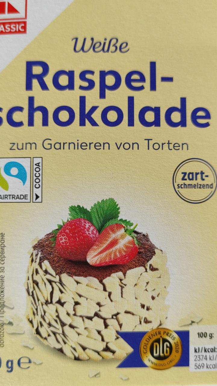 Fotografie - Weiße RaspelSchokolade K-Classic