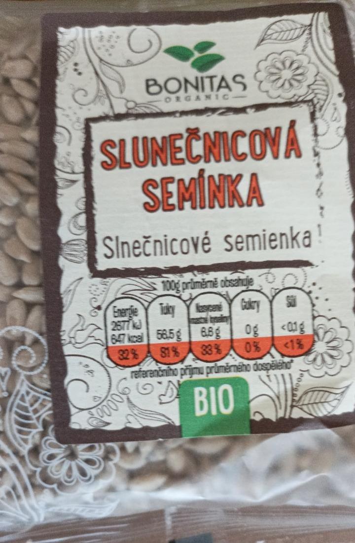 Fotografie - slunečnicová semínka Bonitas