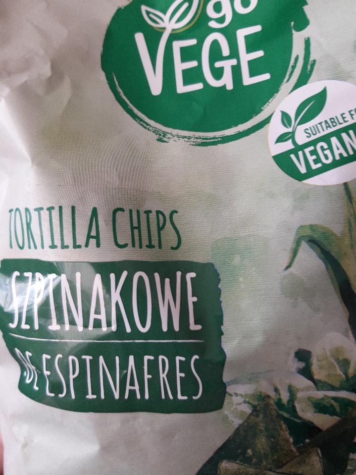 Fotografie - Tortilla Chips Szpinakowe Go Vege