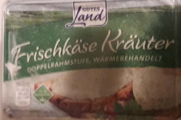 Fotografie - Frischkäse Kräuter Gutes Land