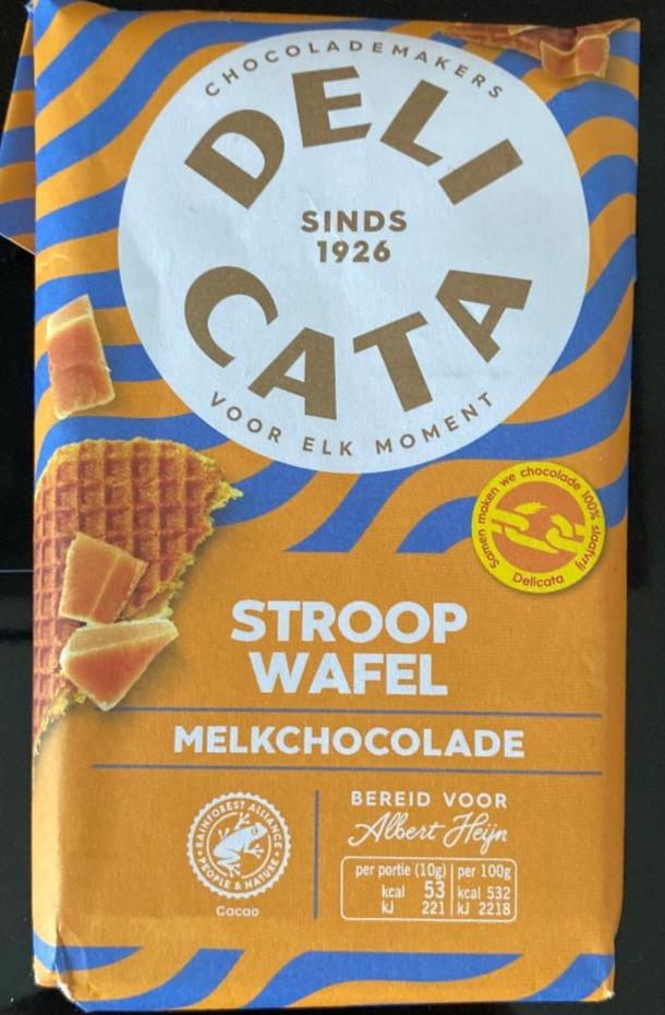 Fotografie - StroopWafel Melkchocolade Delicata