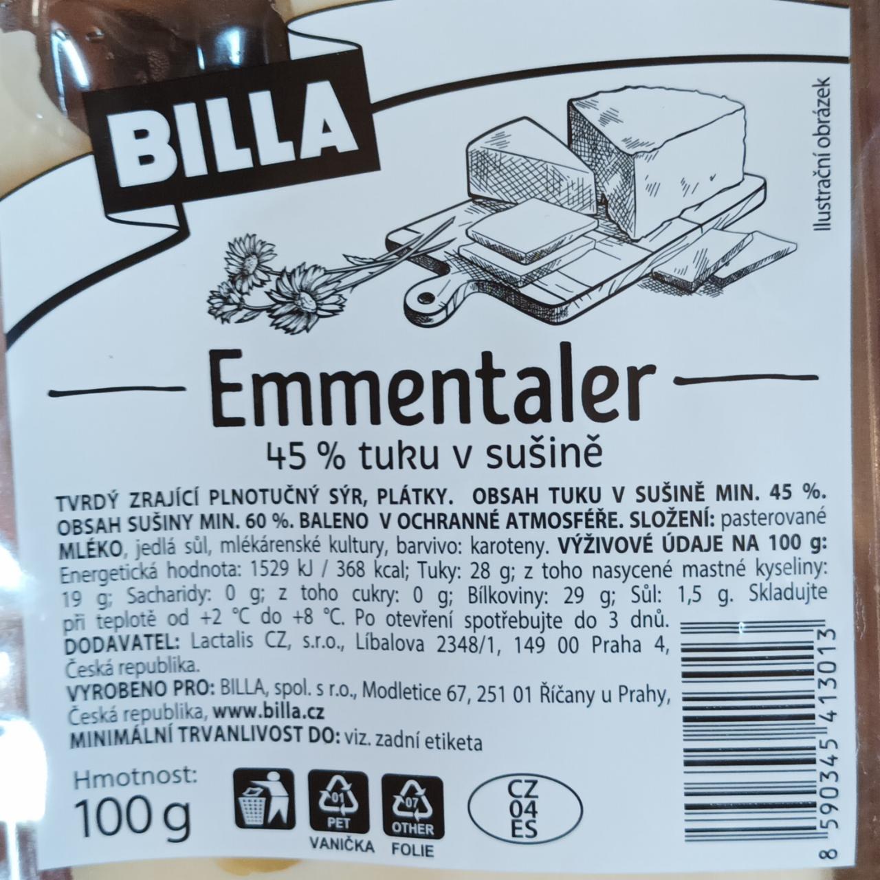 Fotografie - Emmentaler 45% tuku Billa