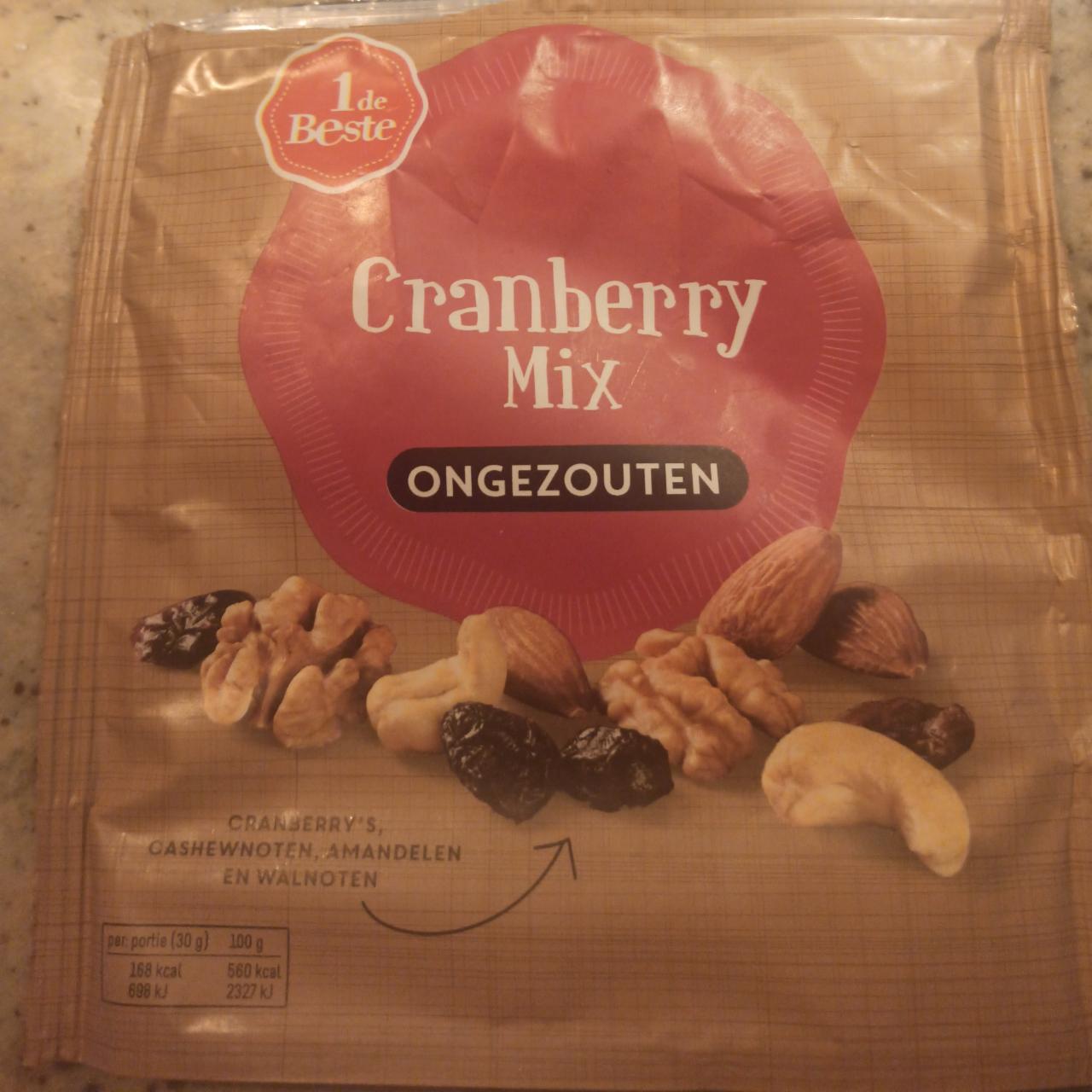 Fotografie - Cranberry mix ongezouten 1 de Beste