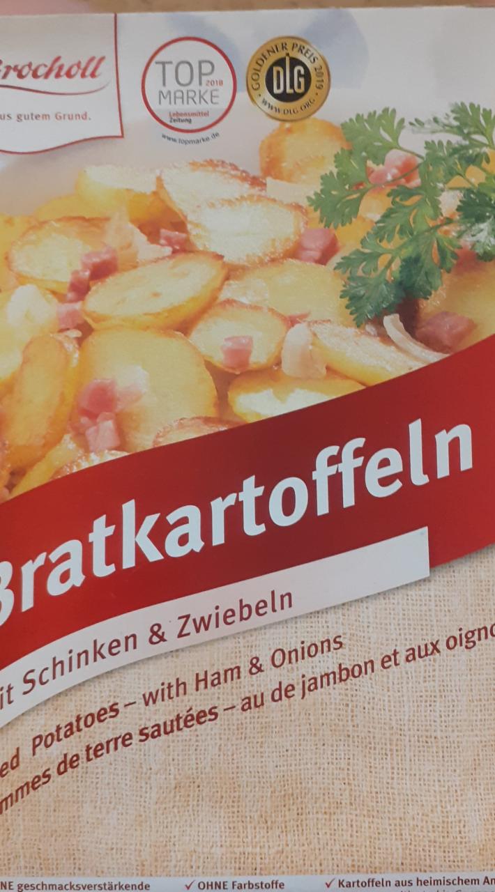 Fotografie - Bratkartoffeln mit Schinken und Zwiebeln