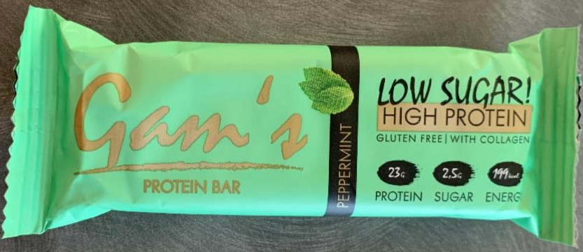 Fotografie - Gam’ s protein bar peppermint