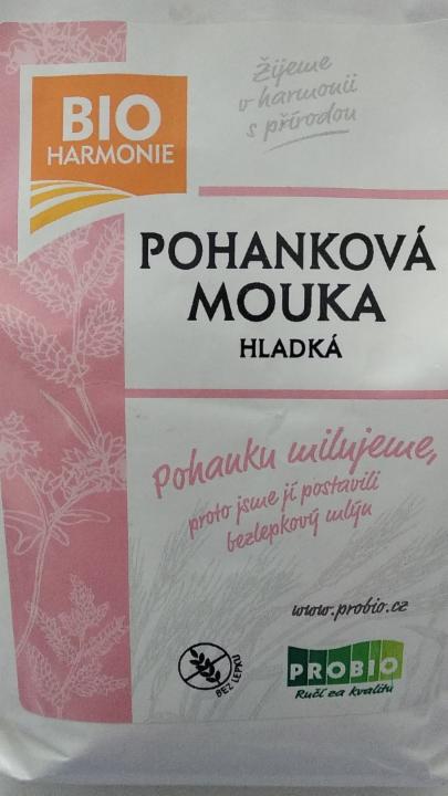 Fotografie - pohanková mouka hladká BIO Harmonie