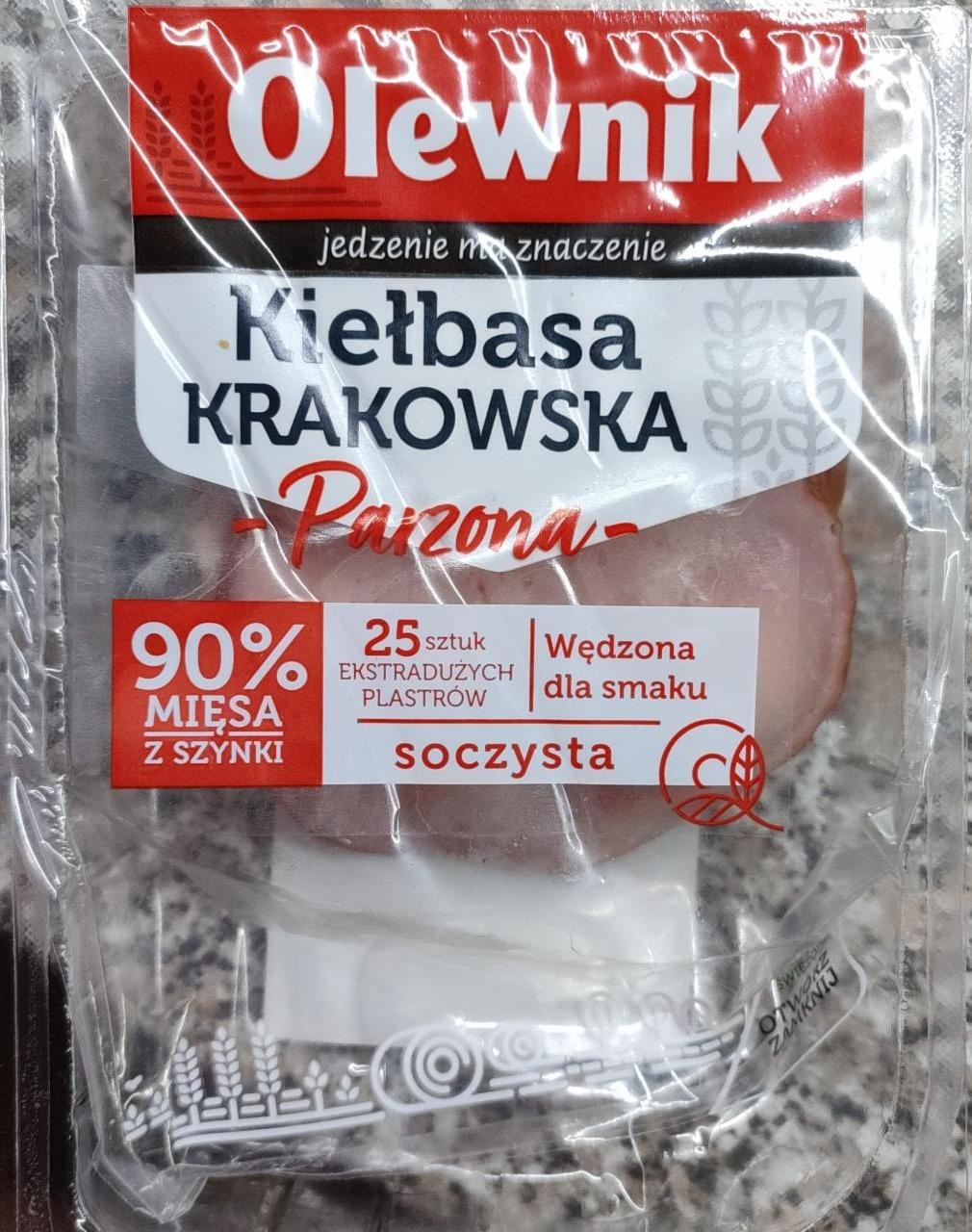 Fotografie - Kiełbasa Krakowska Parzona Olewnik