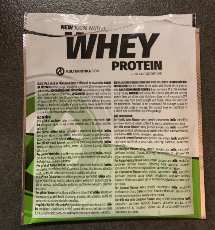 Fotografie - Whey protein Milk cocoa Kulturistika.com