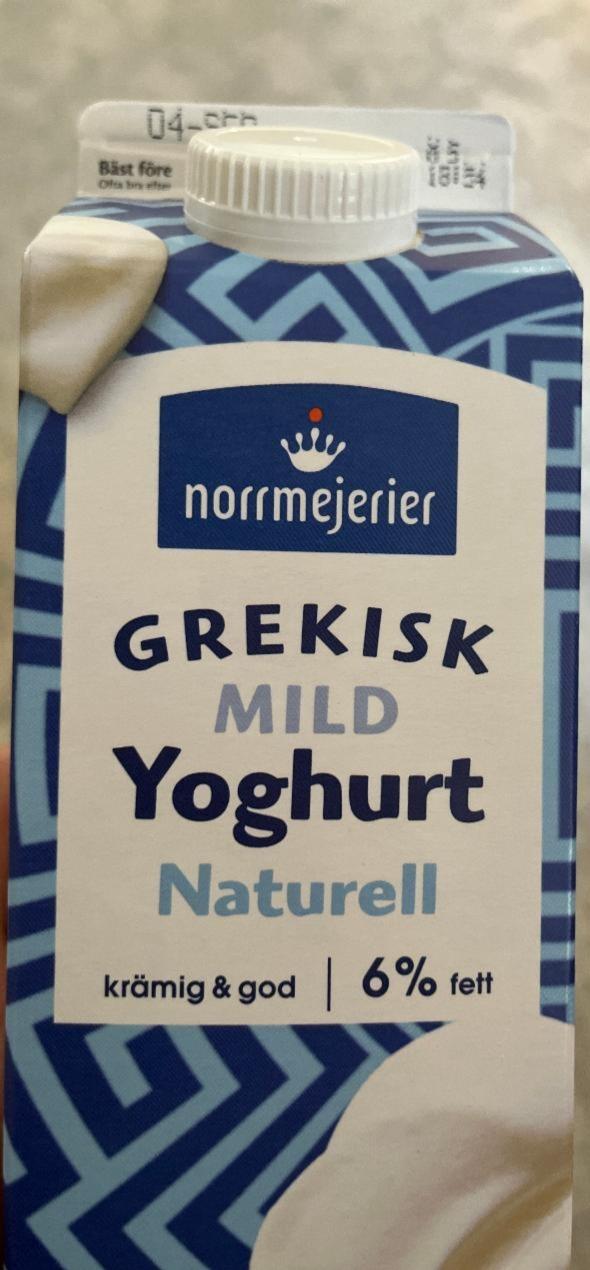 Fotografie - Grekisk mild yogurt naturell 6% norrmejerier