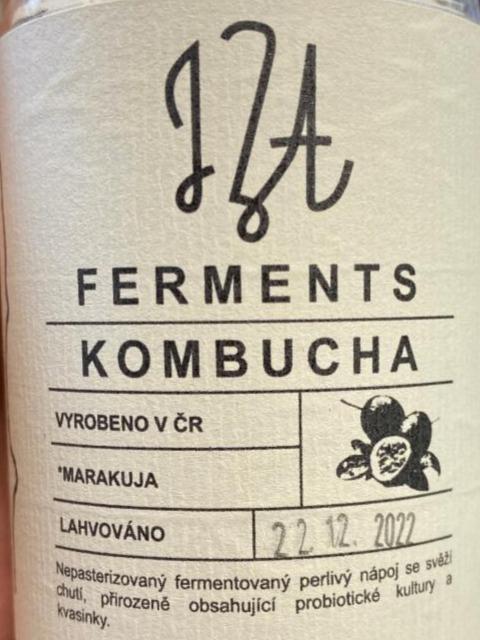 Fotografie - Kombucha marakuja JZT Ferments