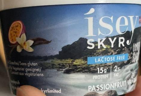 Fotografie - Passionfruit vanilla Lactose free Ísey Skyr