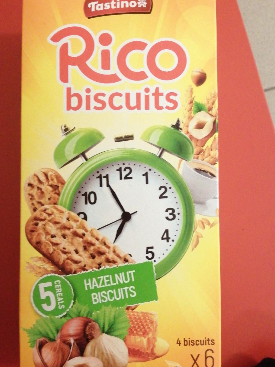 Fotografie - Rico biscuits hazelnut Tastino