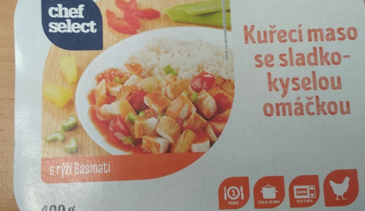 Fotografie - Kuřecí maso se sladkokyselou omáčkou a s rýží Basmati - Chef Select