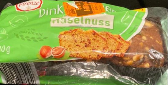 Fotografie - dinkel haselnusskuchen mit schokoladenflocken Firenze Lidl