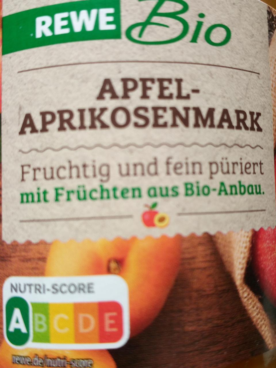 Fotografie - Apfel-Aprikosenmark REWE Bio