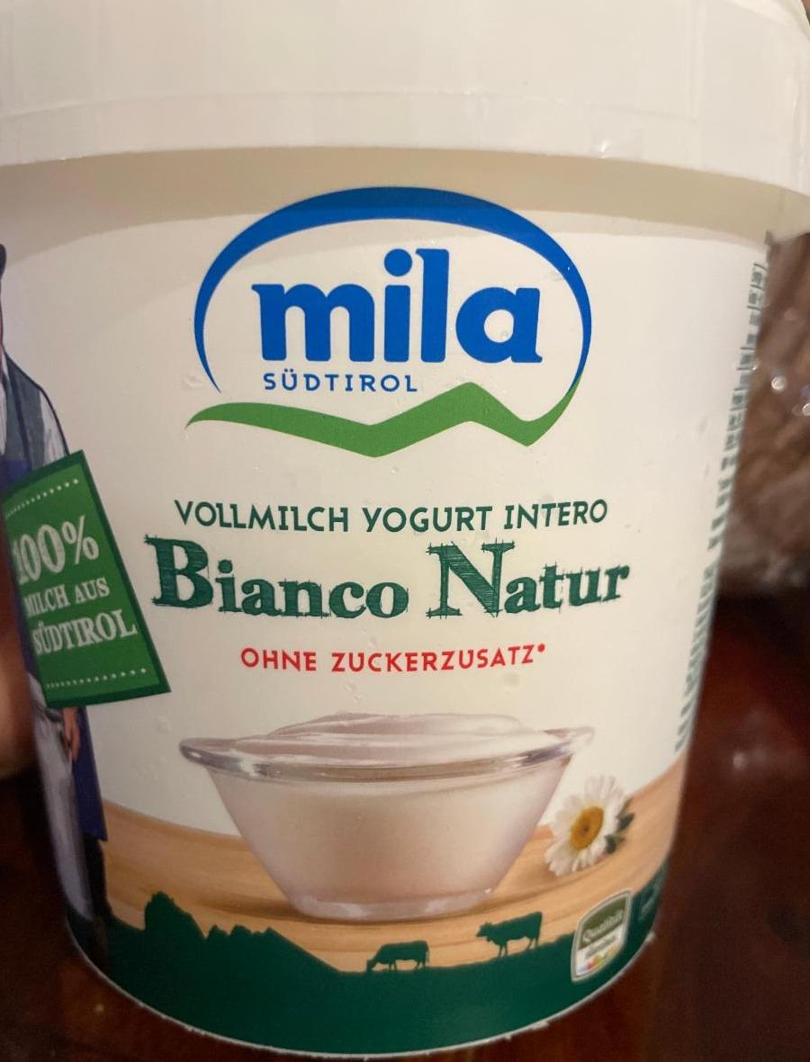 Fotografie - Bianco Natur Vollmilch Yogurt Intero Mila