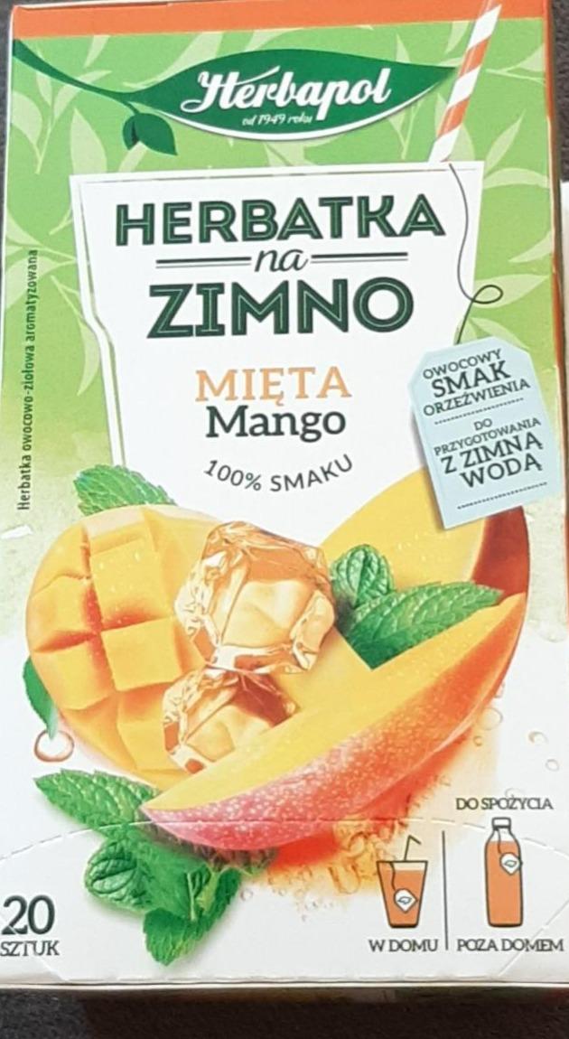 Fotografie - Herbatka na zimno mieta a mango Herbapol