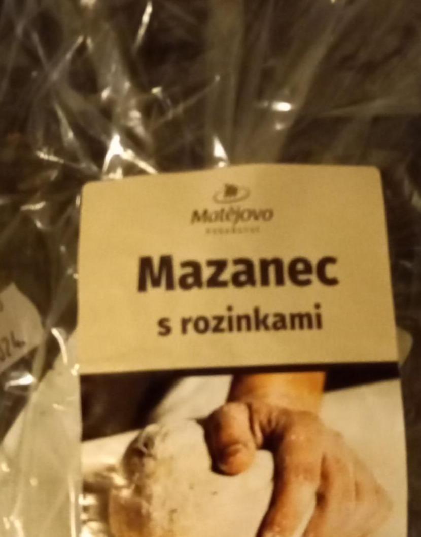 Fotografie - Mazanec s rozinkami Matějovo pekařství