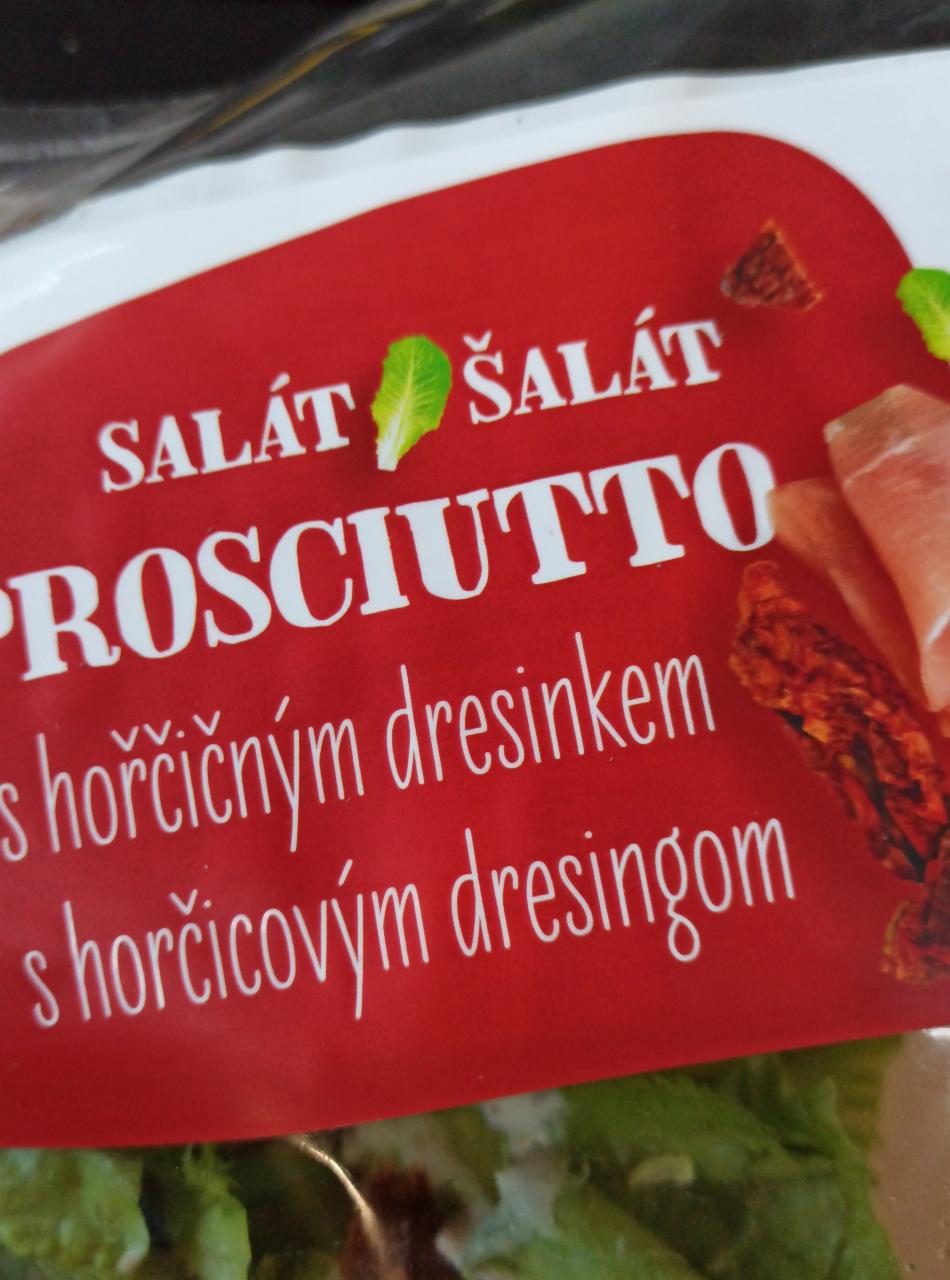 Fotografie - Salát Prosciutto s hořčičným dresinkem Titbit