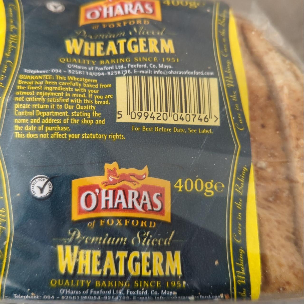 Fotografie - Premium Sliced Wheatgerm O'Hara's of Foxford