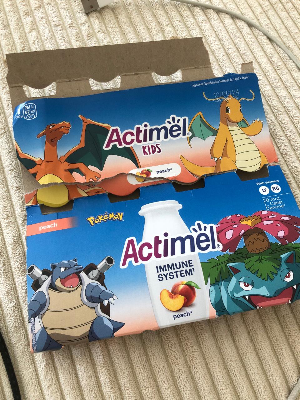 Fotografie - Actimel kids peach