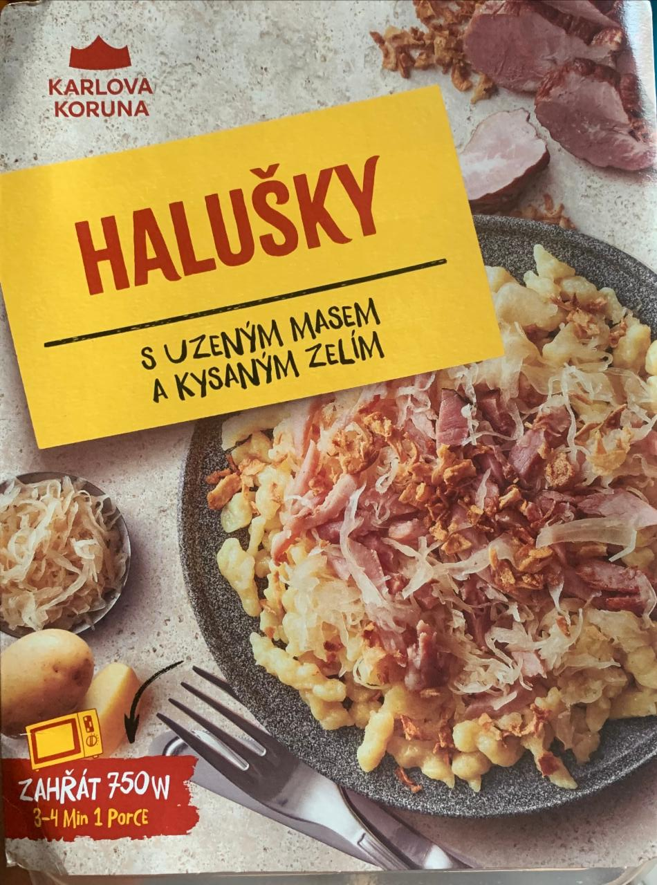 Fotografie - Halušky s uzeným masem a kysaným zelím Karlova Koruna