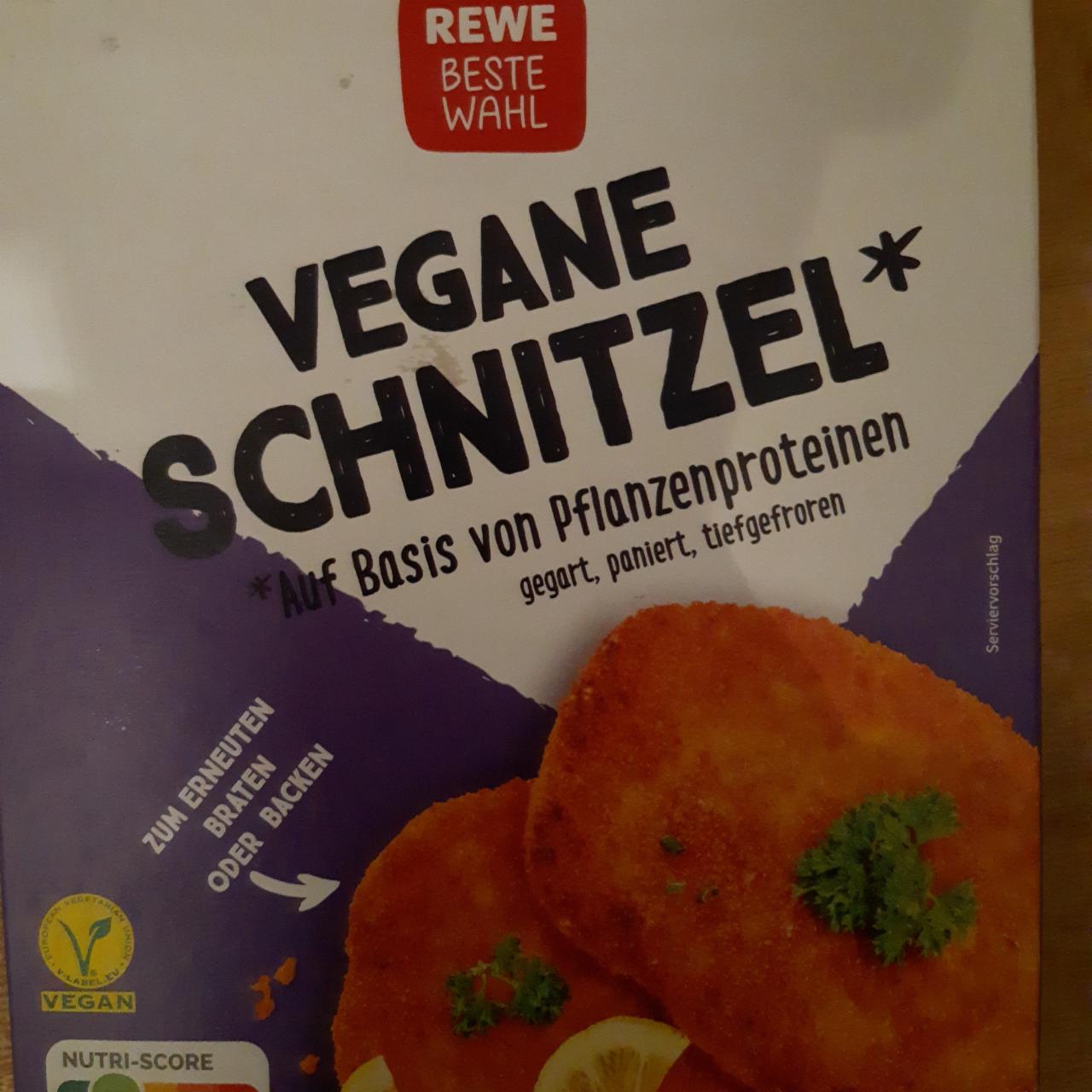 Fotografie - Vegane Schnitzel Rewe beste wahl