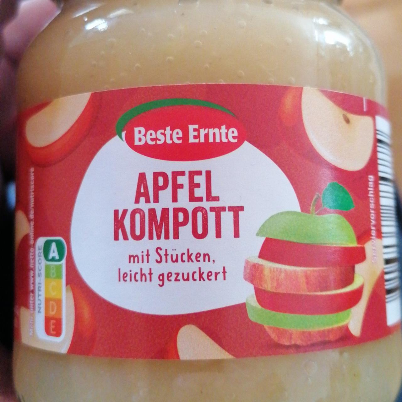 Fotografie - Apfel kompot mit Stücken Beste Ernte