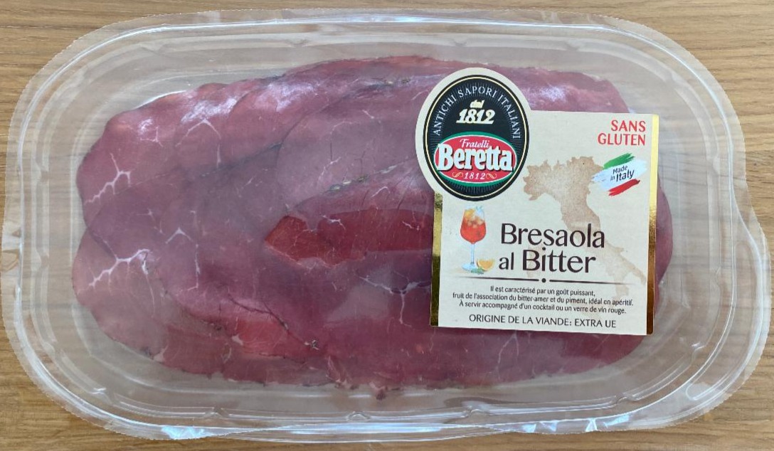 Fotografie - Bresaola al Bitter Fratelli Beretta