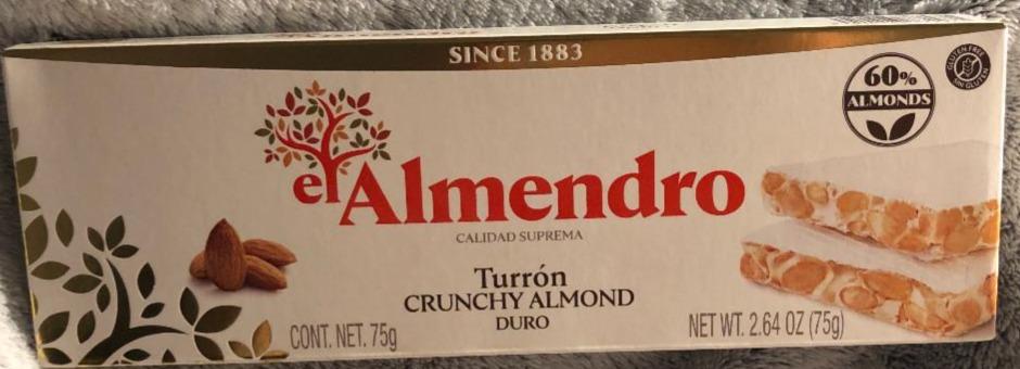 Fotografie - Turrón Crunchy Almond El Almendro