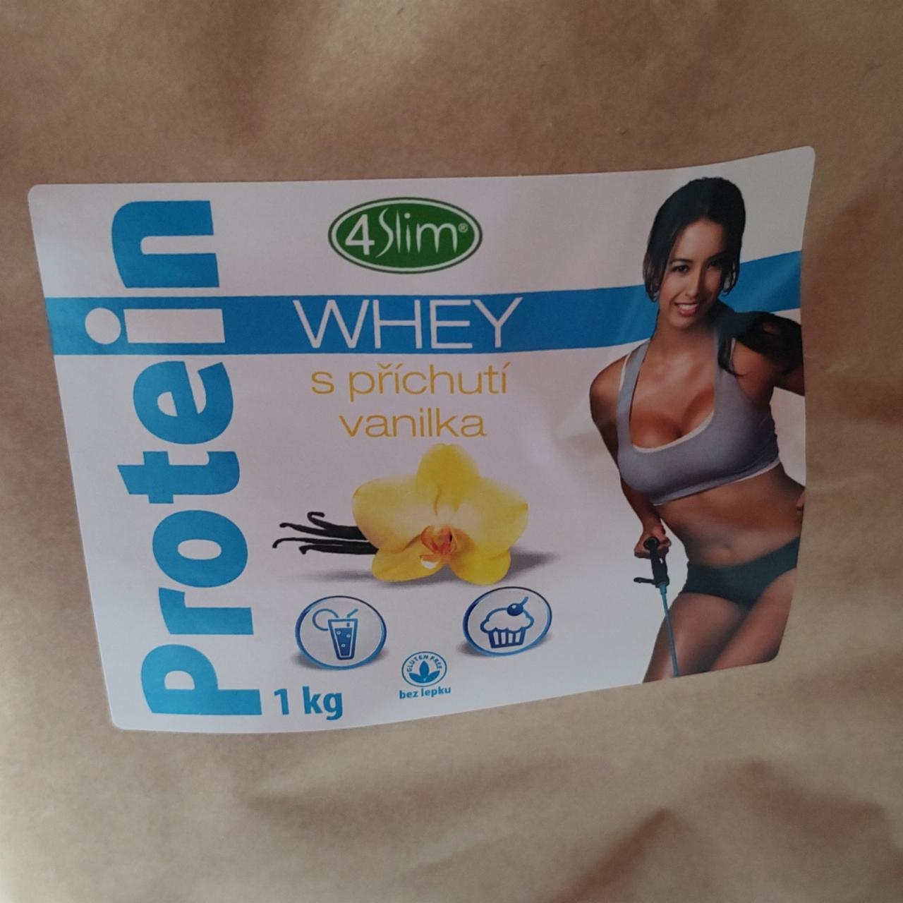 Fotografie - Whey protein s příchutí vanilka 4Slim