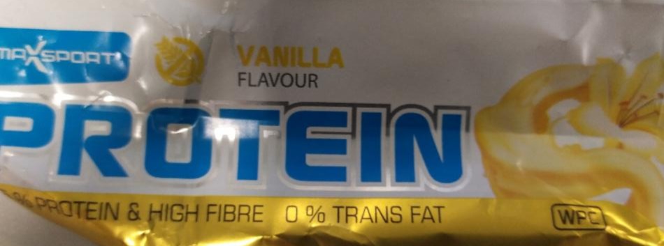 Fotografie - Protein vanilla bar MaxSport