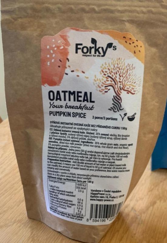 Fotografie - Oatmeal pumpkin spice Forky’s