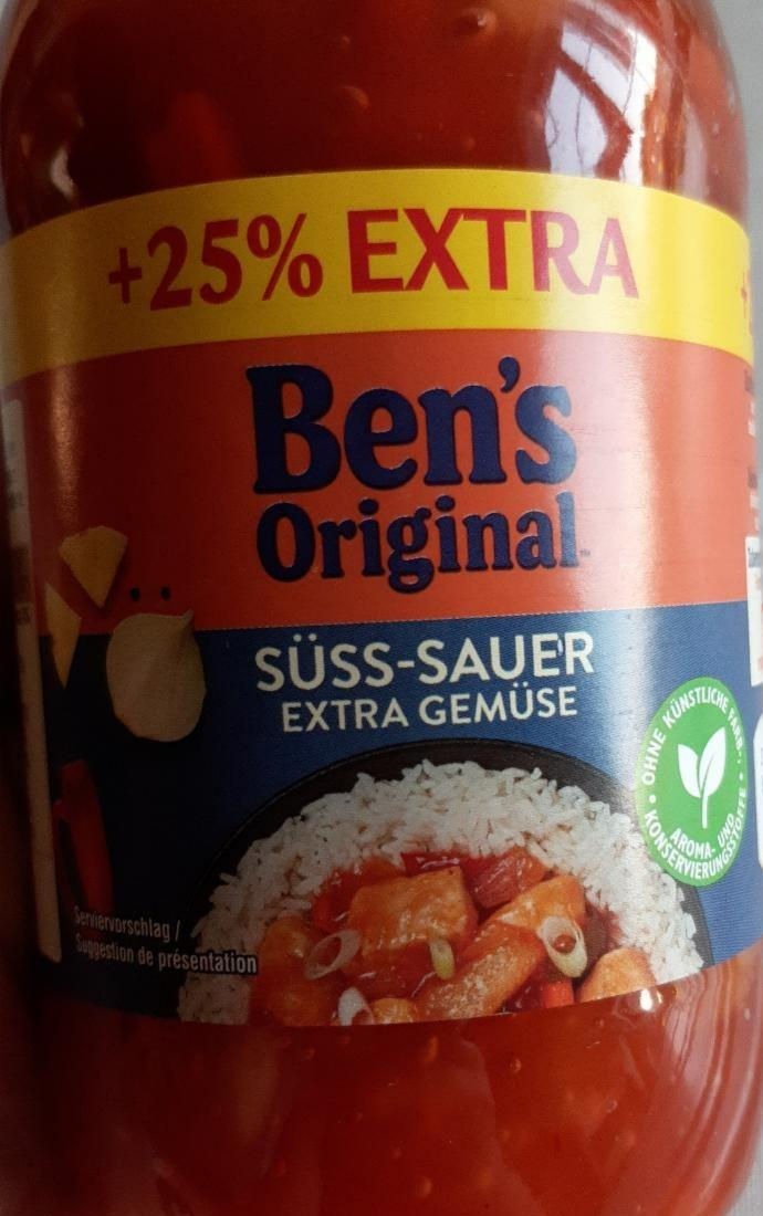 Fotografie - süss-sauer extra Gemüse Sauce Ben's Orginal