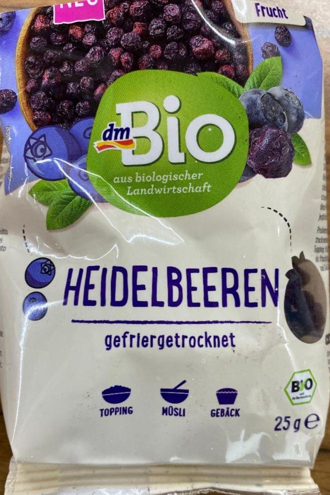 Fotografie - Heidelbeeren gefriergetrochknet (borůvky lyofilizované) dmBio